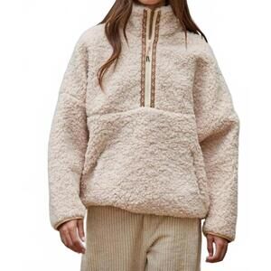 NEW BY TOGETHER oversized pullover top in blush